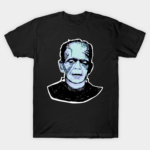 Frankenstein's Monster Version 3 T-Shirt by attackofthegiantants